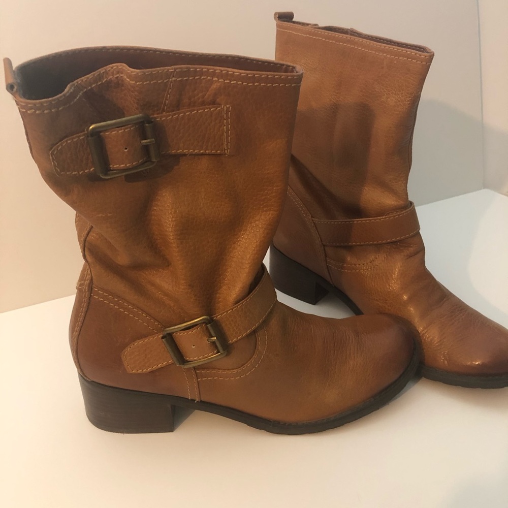 Tesori leather boots size 9
